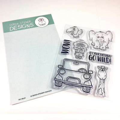 Gerda Steiner Clear Stamps - Go Wild!